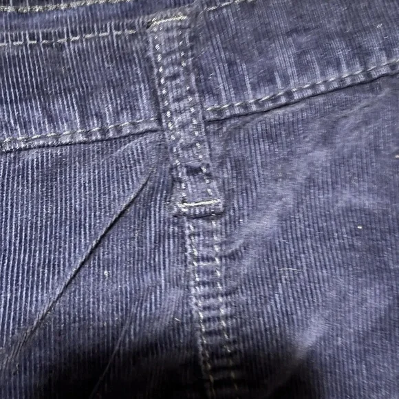 🛍Bundle sale🛍Women's Navy Button-Front corduroy Skirt size 12 - Picture 4 of 9